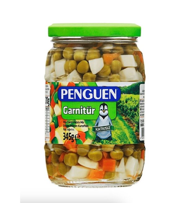 Penguen Garnitür Konserve  Cam 345 Gr