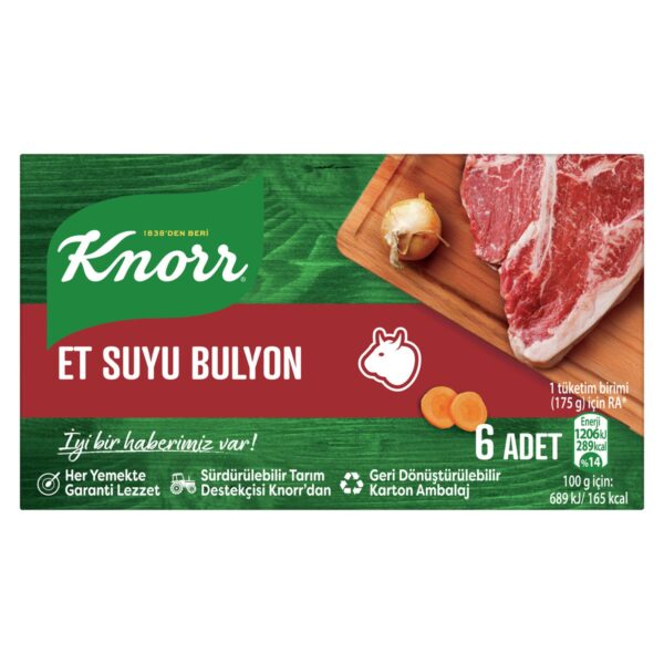 Knor Bulyon Et Suyu 6 Adet 60 Gr