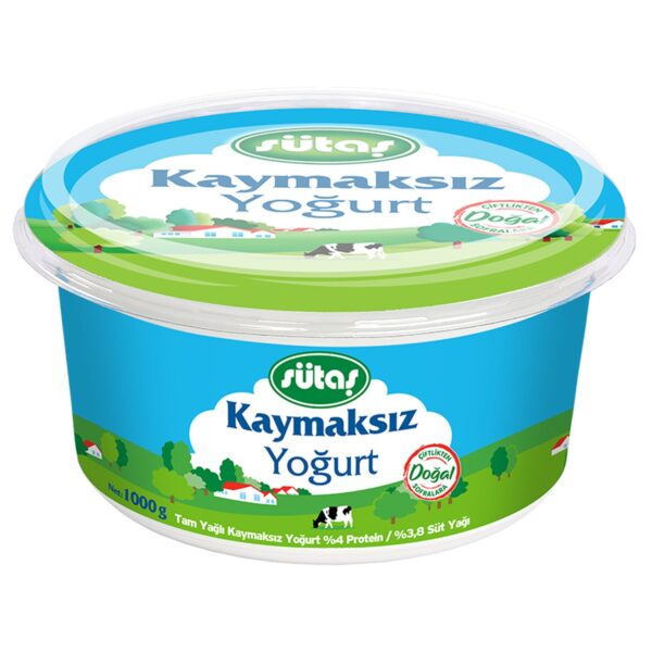 Sütaş Kaymaksız Yoğurt 1 Kg