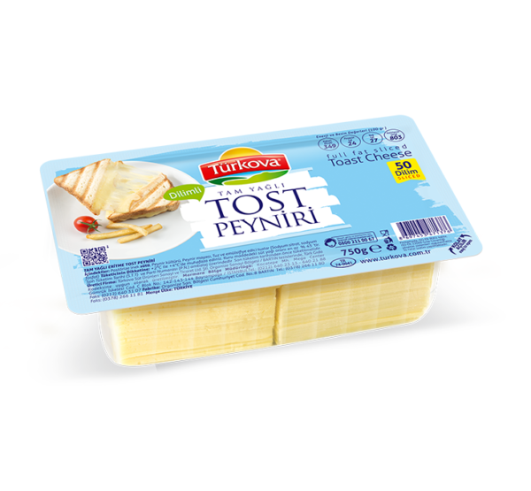 Türkova Dilimli Tost Peyniri 750 Gr