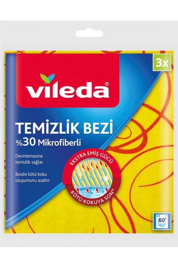 Vileda Temizlik Bezi 3'Lü