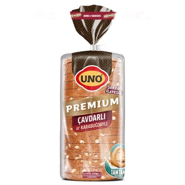 Uno Premium Çavdarlı,Karabuğdaylı Ekmek 350 Gr